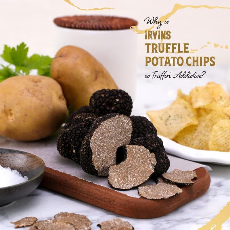 IRVINS Truffle Potato Chips (70g) - Image 4