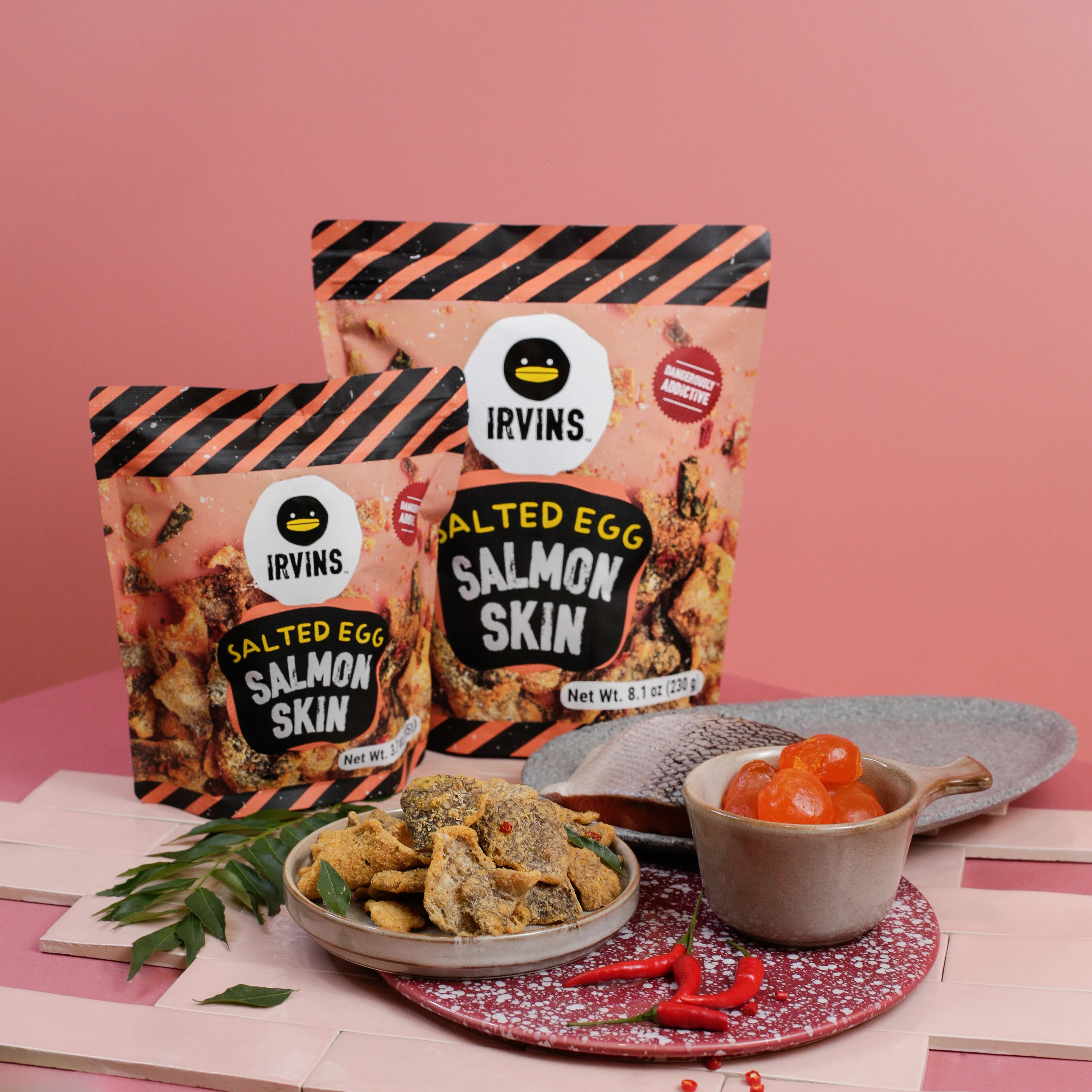 IRVINS Salted Egg Salmon Skin (210g) - Image 4